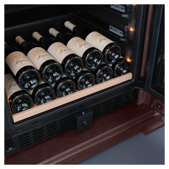 Винный шкаф MEYVEL MV77PRO-KBT2 Натуральный бук