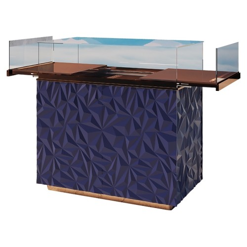 Витрина кондитерская Finist Glassier SLIDE TWIN GSTL-11/7/3