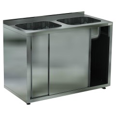 Ванна моечная КОБОР ВМЦЗ/2-120/70