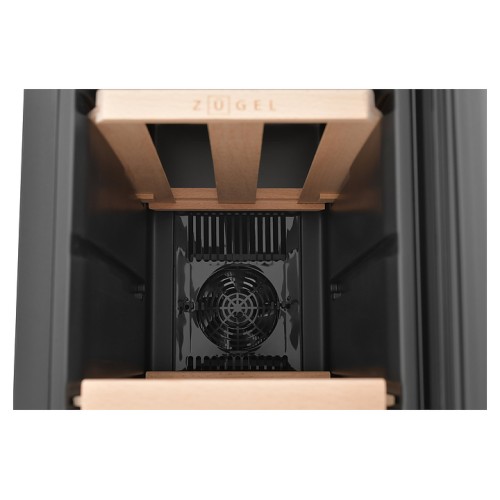 Винный шкаф Zugel ZTWF122B черный