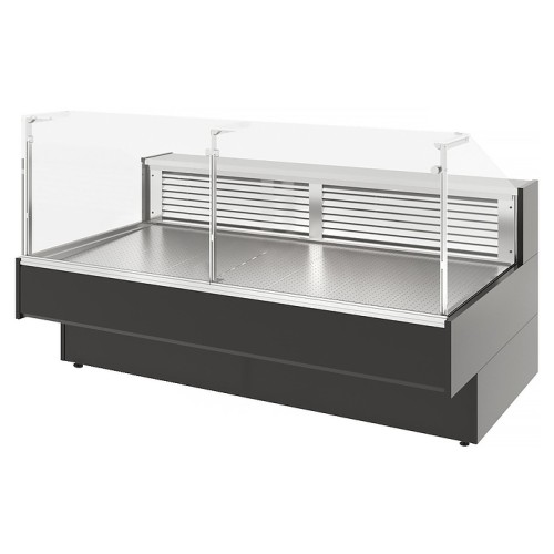 Витрина холодильная для рыбы Lida Cristal SU Fish (внешний угол, 1400х1400x1250 мм)