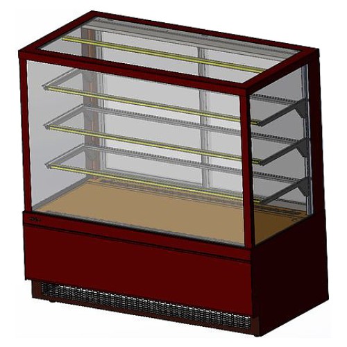 Витрина кондитерская Chilz VETE KUB LUX 130 шоколад, золотой глянец, шоколад