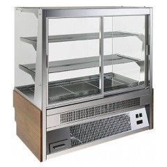 Витрина кондитерская Refettorio Crystal RKC21A-MV с 2 полками