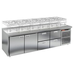 Стол холодильный HICOLD GN 1122 BR2 TN LT