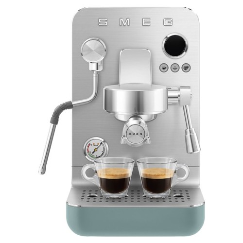 Эспрессо кофемашина SMEG EMC02EGMEU изумрудно-зеленая