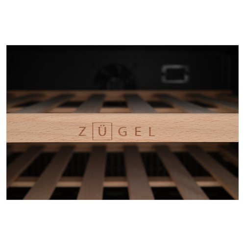 Винный шкаф Zugel ZCWF521DB черный