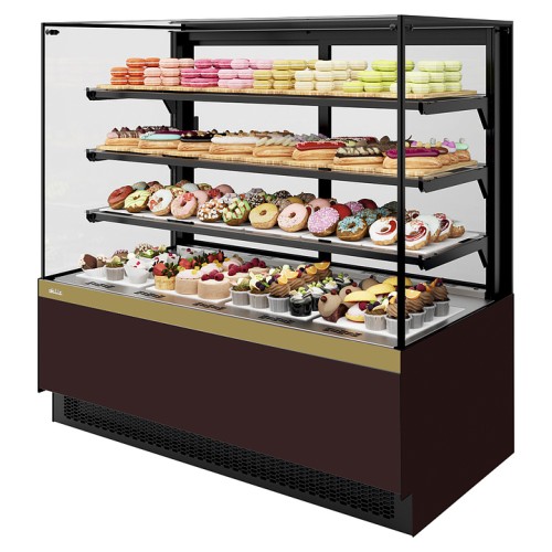 Витрина кондитерская Chilz VETE II KUB 90 шоколад, золотой глянец