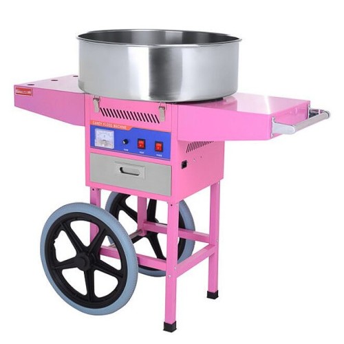 Аппарат для сахарной ваты Hualian HEC-03C с тележкой