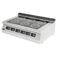 Плита индукционная Empero EMP.PLS.7IND030 6-конфорочная настольная