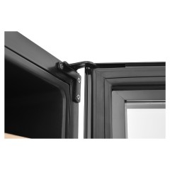 Винный шкаф Zugel ZCWF521DB черный