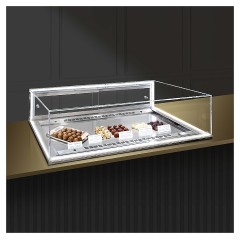 Встраиваемая горизонтальная кондитерская витрина Finist Glassier58 G-9/6/3