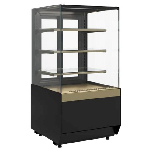 Витрина кондитерская Carboma KC70 VM 0,6-1 Light версия 2.0 (Bronze 9005/0109)