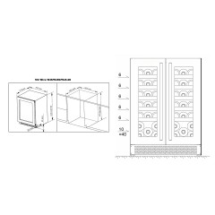 Винный шкаф MC Wine W46-2DB