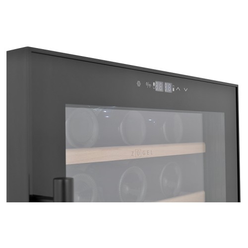 Винный шкаф Zugel ZCWF521DB черный