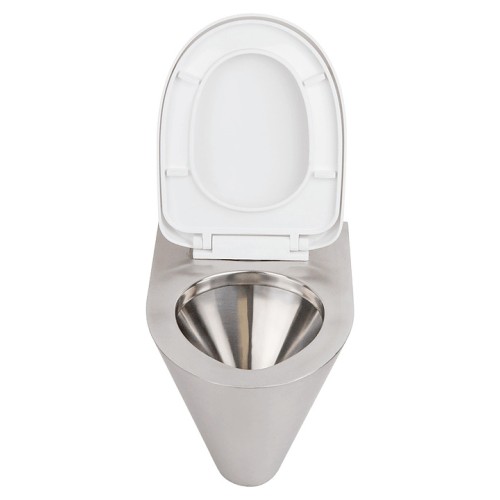 Унитаз антивандальный Oceanus 1-003.1 (Р) (нерж. сталь) P-выход