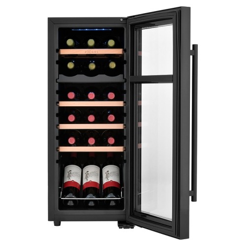 Винный шкаф Zugel ZCWF184DB черный