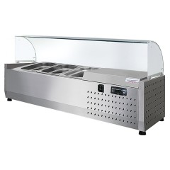 Витрина холодильная Finist ToppingBox НХВсм-3 с моллированным стеклом