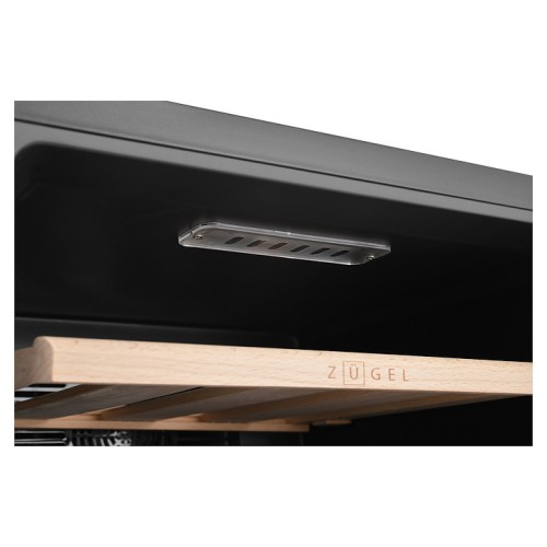 Винный шкаф Zugel ZTWF81B черный