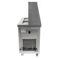 Фризер для жареного мороженого Foodatlas KCB-2F (контейнеры, световой короб, 2 компрессора)