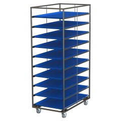 Тележка-шпилька для термоконтейнеров MetallCart ON03 для морозильных камер