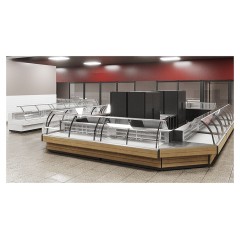 Витрина холодильная Lida Midi-2 U (3610х1220х1250 мм, выносной агрегат)