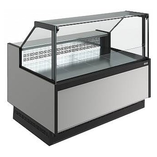 Витрина холодильная Carboma Bavaria 4 GC110 VM 1,5-1 версия 2.0 9006-9005 (без боковин)