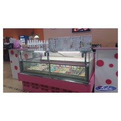 Витрина для мороженого Lida Kub Junior (1580х1200х1250 мм)