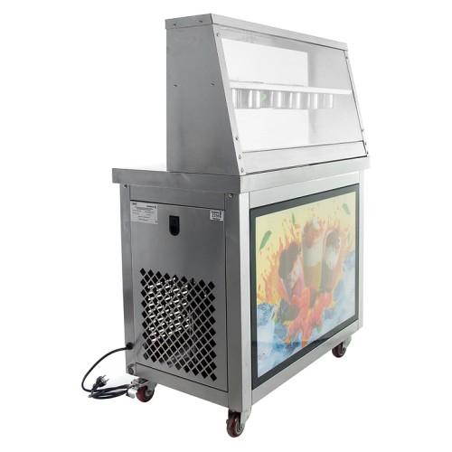 Фризер для жареного мороженого Foodatlas KCB-1Y (контейнеры, световой короб, стол для топпингов)