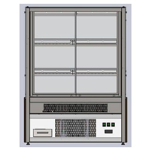 Витрина кондитерская Refettorio Crystal RKC21A-MV с 2 полками