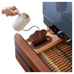 Шкаф для сигар Afidano L6 коньячная кожа