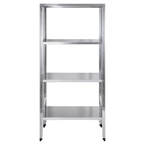 Стеллаж кухонный Luxstahl СР-1800х800х400/4 со сплошными полками