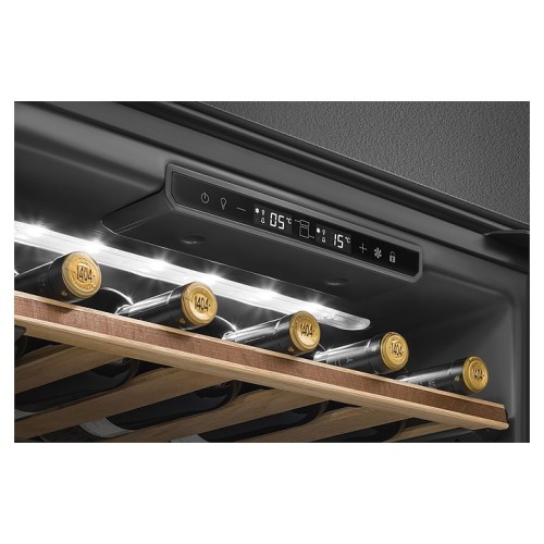 Винный шкаф SMEG CVI129G Neptune Grey серый / стекло