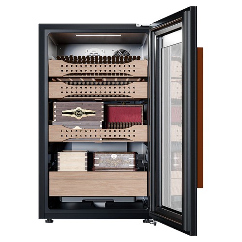 Шкаф для сигар MEYVEL MC-120BK (PRO)