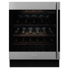 Винный шкаф SMEG CVI338LX3 (петли слева) нерж. сталь / черное стекло