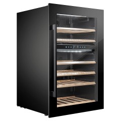 Винный шкаф Temptech Oslo OZ90DB двухзонный черный