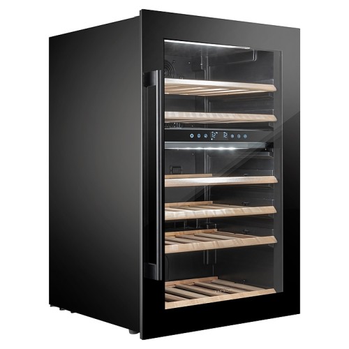 Винный шкаф Temptech Oslo OZ90DB двухзонный черный