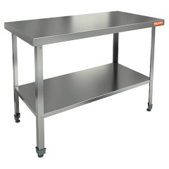 НСО-12/6П ЭЦ стол произ. с полкой (оцин.угол.), HICOLD RUS