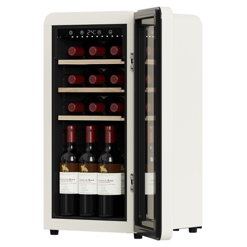 Винный шкаф TESLER CWC-188 IVORY слоновая кость