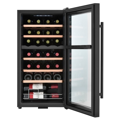 Винный шкаф Zugel ZCWF281DB черный