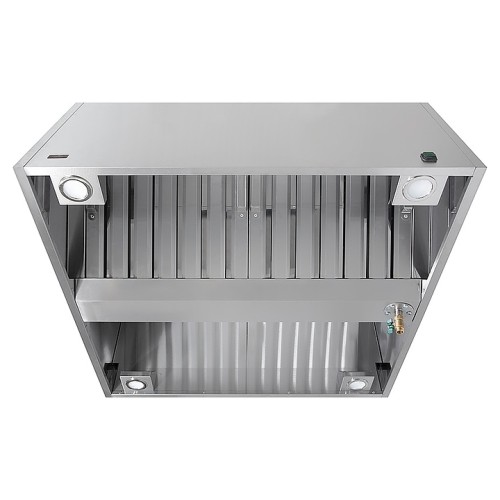 Зонт вытяжной островной Luxstahl ЗКЦ 1800х1000 коробчатый