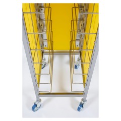 Тележка-шпилька для подносов Restoinox ТШРЗППР-12/360/540