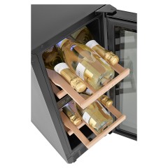 Винный шкаф Zugel ZCWI170DB черный