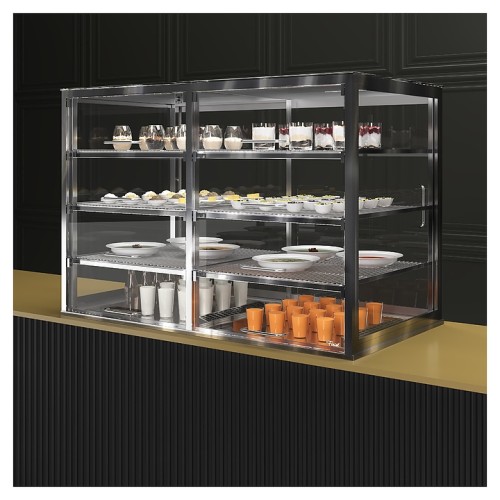 Витрина холодильная для салатов встраиваемая Finist AQUARIUM ВХВс-8/7/14 (3 полки - решетки нерж. сталь)