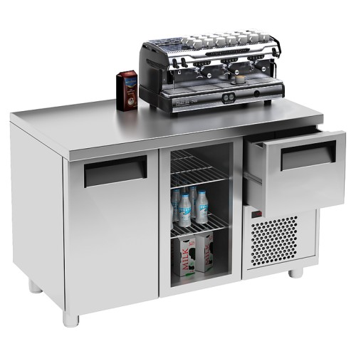 Стол холодильный для кофемашин Carboma T57 M3-1-G 0430-19 (BAR-360С) без борта