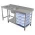 Стол для посудомоечной машины КОБОР СПМ/2-170/70/Л