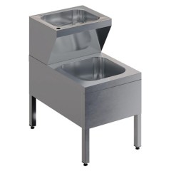 Ванна моечная моповая Restoinox ВММР-2/7,7 с рукомойником