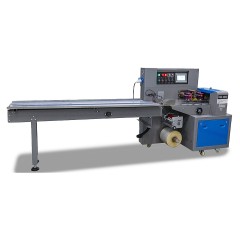 Машина упаковочная Hualian DXDZ-250XD (3 servo, лент. 100 мм, рег.форм., min bag L 80, H 50, 1 позиц.нож)