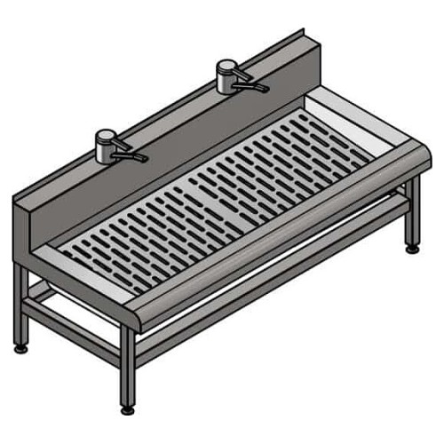 Мойка техническая Oceanus 6-005.2 1200x528x550 мм (нерж. сталь)