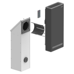 Рекуператор воздуха Vakio Window Smart тёмно-серый