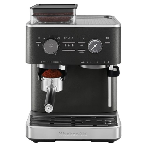 Эспрессо кофемашина полуавтоматическая KitchenAid 5KES6551EBK чугун